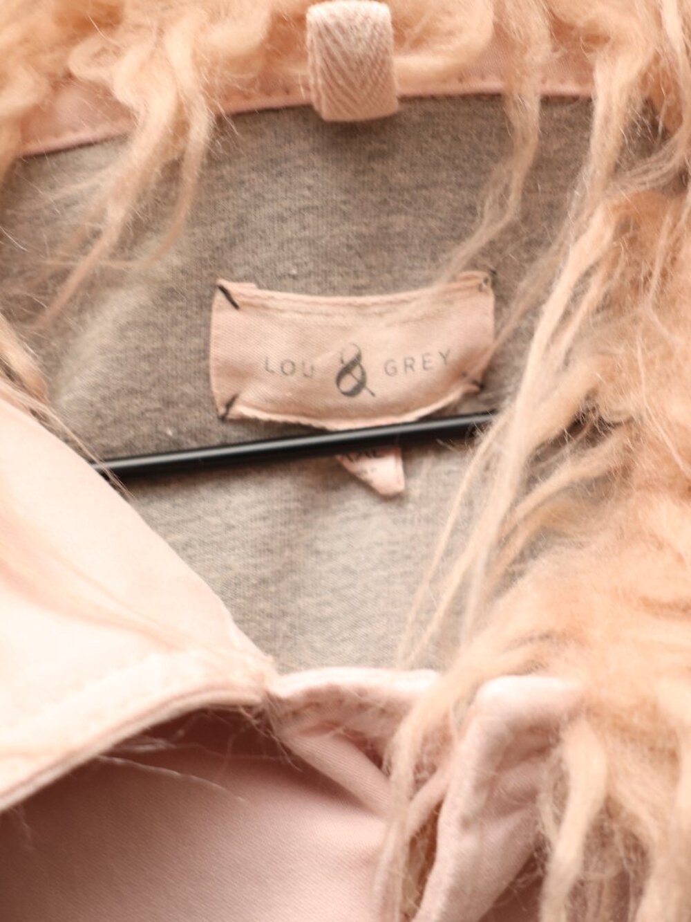Lou & Grey‎ Pink Faux Fur Utility Jacket XXL - Picture 4 of 4